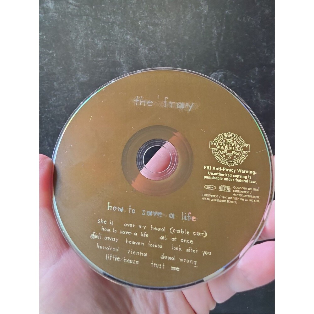 The Fray's How To Save A Life Cd READ Description
